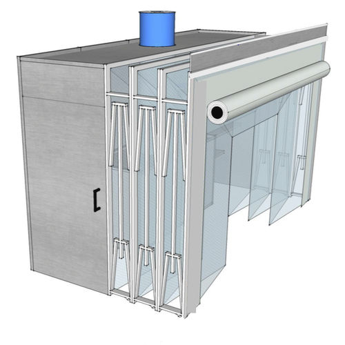 Выдвижная покрасочная камера RETRA-PAINT PLUSзакрытая для тяжелого оборудованияна заказ