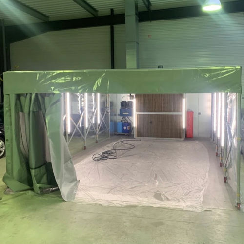 Выдвижная покрасочная камера RETRA-FLEX Seriesзакрытаядля автомобилейпо запчастям