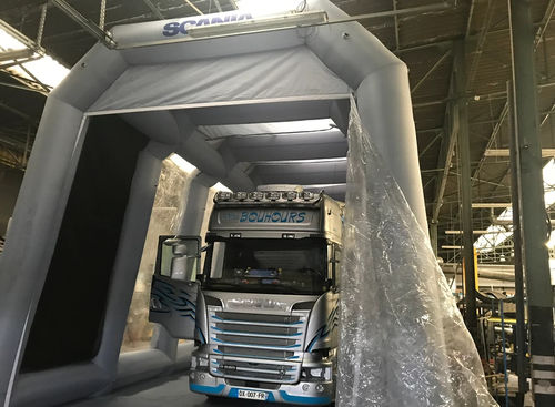 Надувная покрасочная камера Oxford Seriesзакрытаядля автомобилей с фильтром из активированного угля