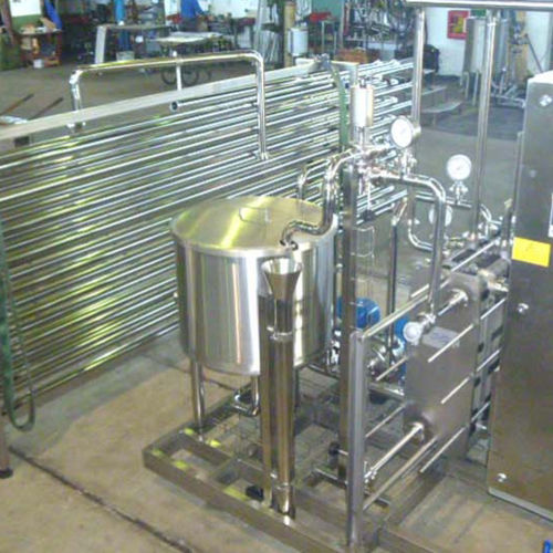 Пастеризатор молока HTSTдля фруктовых соковлинейныйтрубчатый