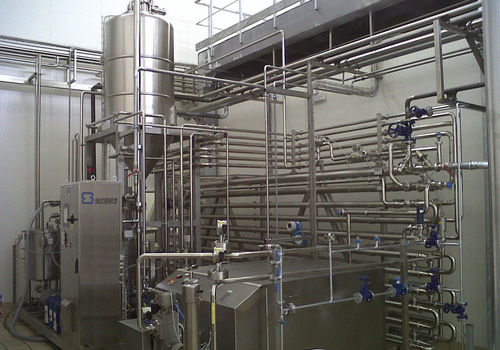 Асептический резервуар для хранения пищевых продуктовцилиндрический