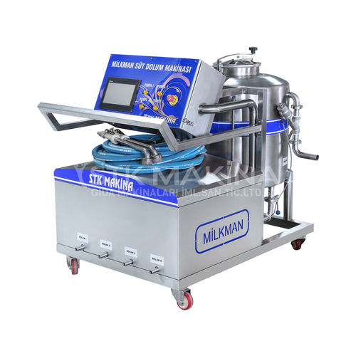 Dairy product filling machine for the food industryelectromagneticPLC-controlled