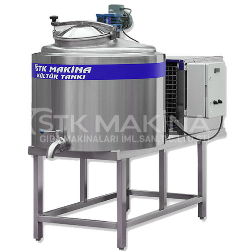Production tank for milkvertical