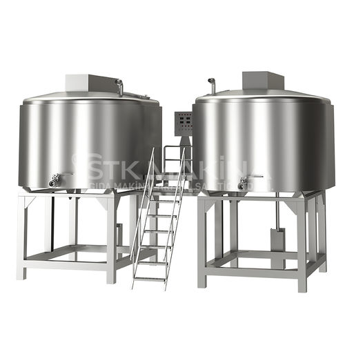 Process tank for heatingfor milkcylindrical