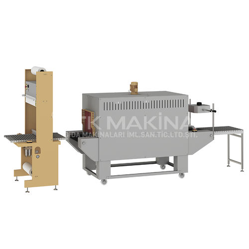 Dairy product shrink wrapping machine