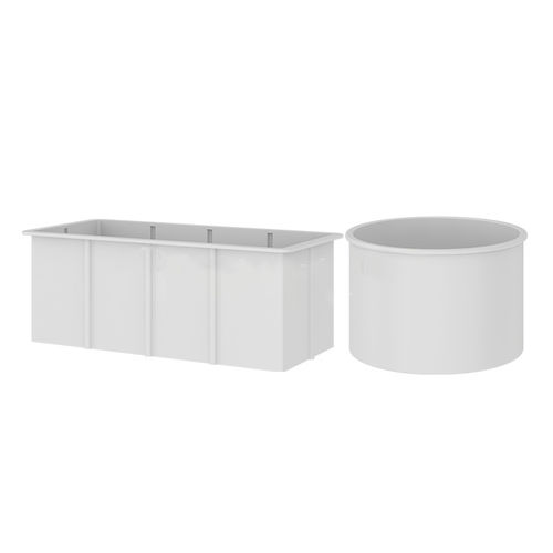 Cheese food mould roundrectangular