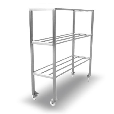 Тележка погрузочно-разгрузочная с полкой из нержавеющей стали для сыра