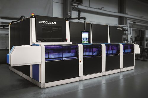 Система водоструйной очистки EcoCveloxвысокого давленияс сушкой для удаления заусенцев