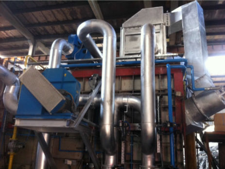 Регенеративная горелка жидкотопливного типа, прямого нагрева.