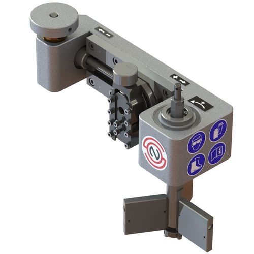 Переносной торцевой станок с ручным управлением и внутренним зажимом, самоцентрирующийся