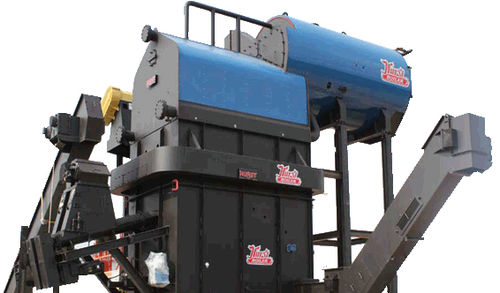 Hot water boiler woodfire tube