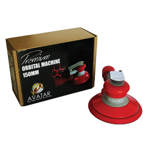 Орбитальная шлифовальная машина MAT0302пневматическаядля чистовой обработкис возможностью установки центрального пылесоса