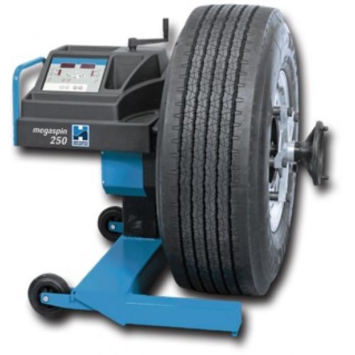 Станок для балансировки грузовых колес megaspin 250для автобусов