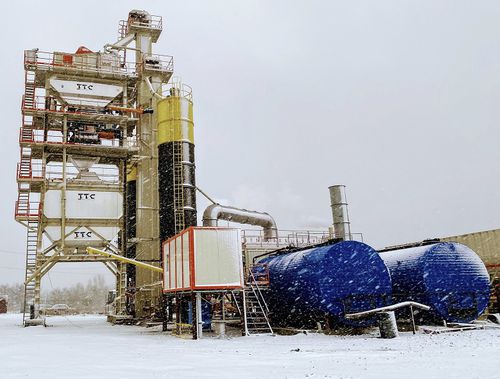Завод холодного асфальта Tower Batch 240стационарный