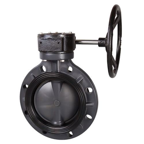 Поворотный затвор с маховиком для химикатов