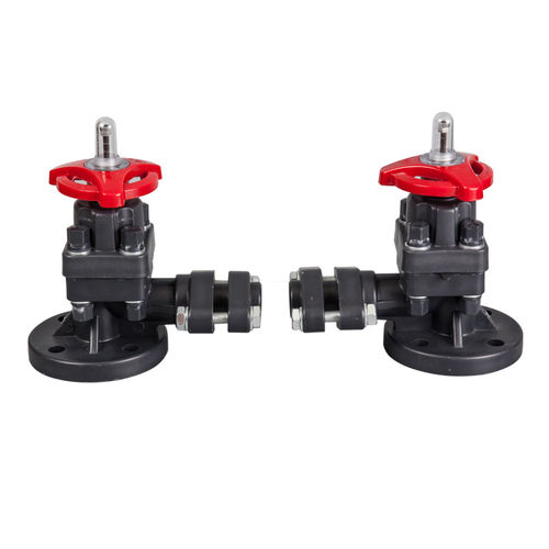 Индикатор уровня жидкости перепускной фланецпластик