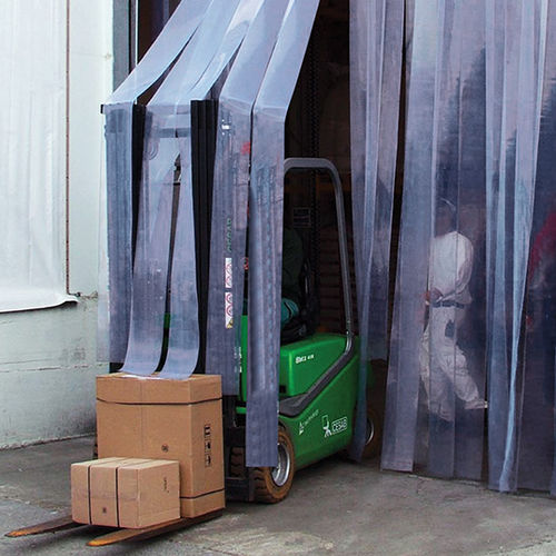 Раздвижная дверь гибкая полосаоцинкованная стальПВХ