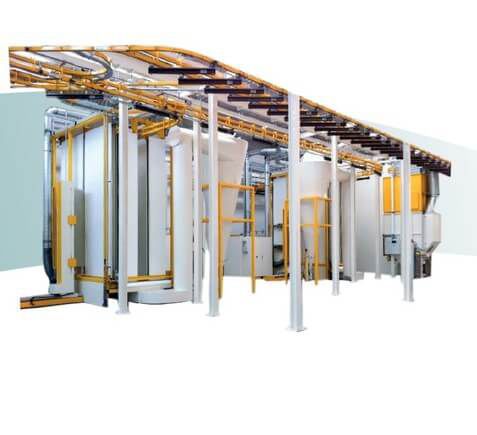 Автоматическая камера порошковой покраски MS FCB