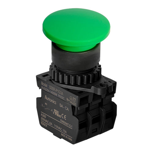 Грибовидный кнопочный переключатель серии S2BR