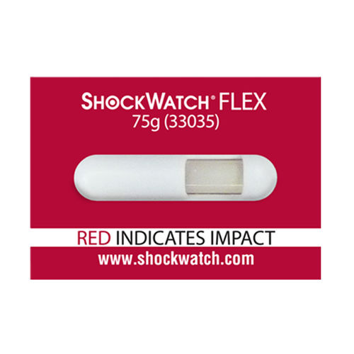 Impact indicator ShockWatch FLEXlabelfor medical applicationselectronic