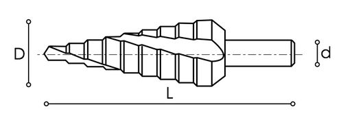 Цельная цековка SV 77 TINdeburringHSS