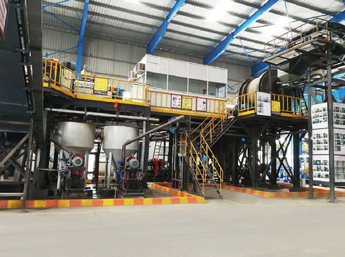 Установка по переработке алюминия в Индии. Сепарация металлических отходов на стройплощадке. Экономично.