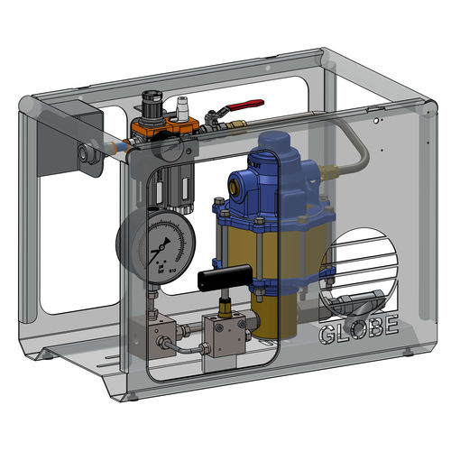 Гидравлическая силовая установка для работы под высоким давлением Серия APU SC10-6 с пневматическим приводомдля испытания клапанов машин