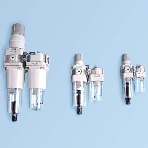 Фильтр-регулятор-масленка сжатого воздуха, нержавеющая сталь