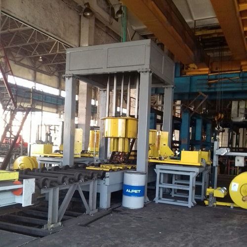 Automatic strapping machine semi-automaticfor wire coilscompacting