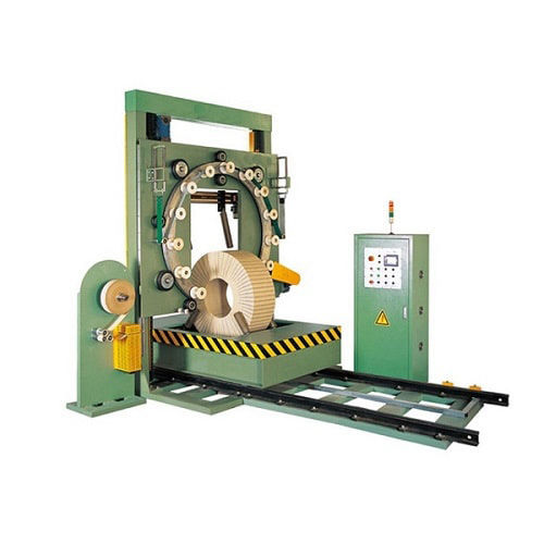 Rotary ring wrapping machine FPS-600automaticfor wire coilsstretch film