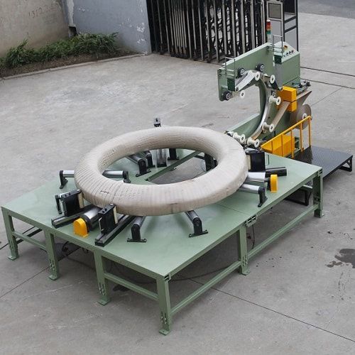 Rotary ring wrapping machine FPW2500automaticmanualfor wire coils