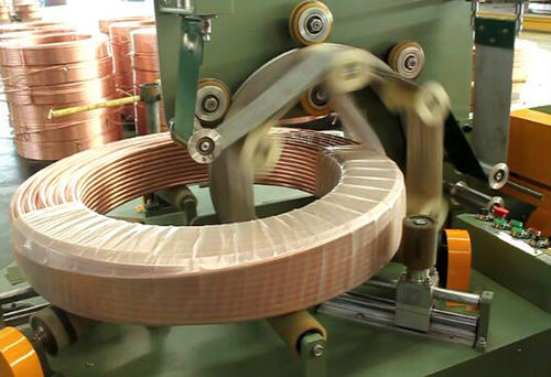 Rotary ring wrapping machine automaticfor tubes