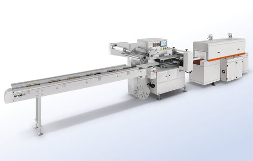 Полностью автоматическая машина для упаковки в термоусадочную пленку LD-059для косметической продукциидля аккумуляторовдля замороженных продуктов