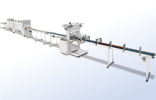 Автоматическая машина для упаковки в термоусадочную пленку SK-080Etubefloorс термотоннелем