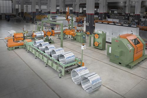 Steel wire winding and packing machine automatic