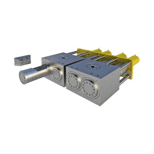 Устройство непрерывной смены сит CSC-CДвухпоршневое,гидравлическое,ручное