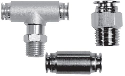 Пневматический фитинг JS16 с резьбой T