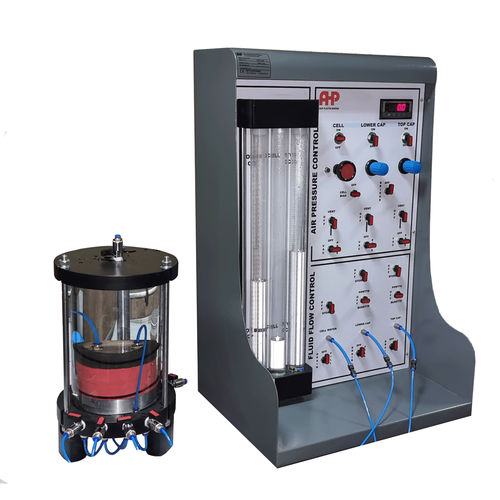 Permeability test equipment semi-automaticfor geotextiles