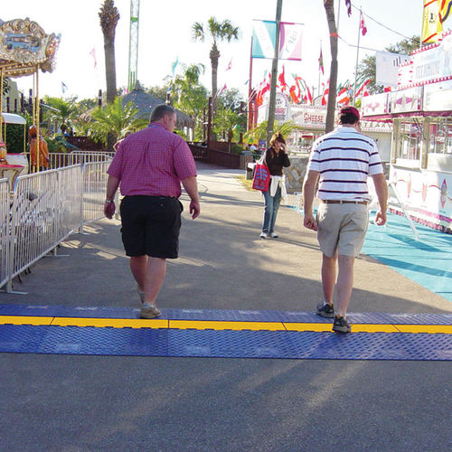 Floor-mounted cable protector Yellow Jacket® AMS® Kit 1 YL/BLvehicle bridgeplastic