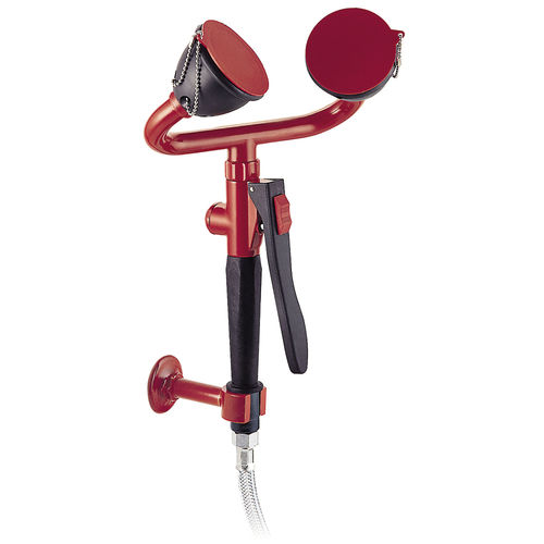 Настенный душ D5022для помещенийдля опасных средсо станцией для промывки глаз и лица