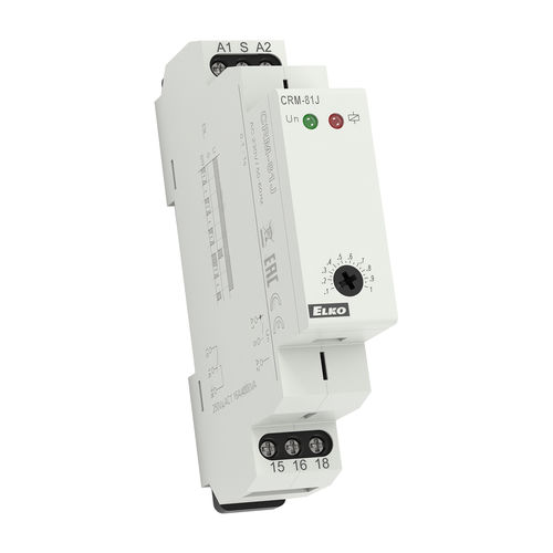 Electronic time relay CRM-81JDIN rail mounted