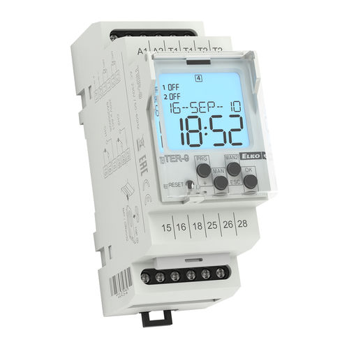 Electronic thermostat TER-9adjustablefor heating and coolingdigital
