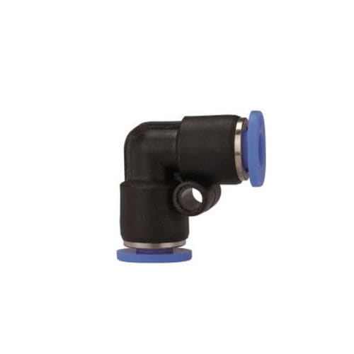 Пневматический фитинг PV-3, вставной угол 90°, пластиковый