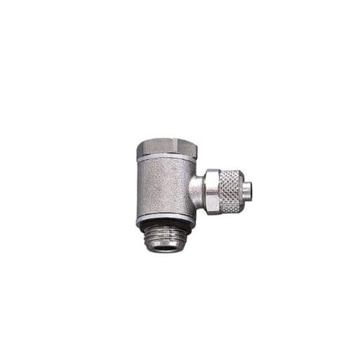 Пневматический штуцер 13.605-6вкручивающийсяЛатунь никелированная