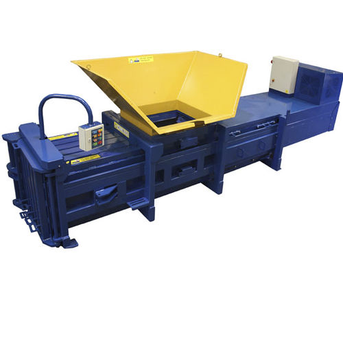 Горизонтальный пакетировочный пресс HZ50Tс вертикальной загрузкой для отходовполуавтоматический