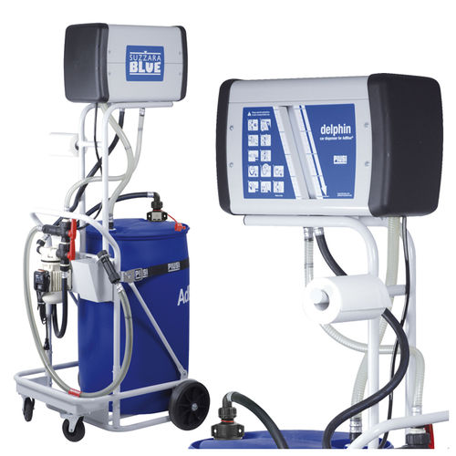 Manual dispenser for AdBluemobilecar