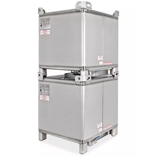 Контейнер промежуточный для массовых грузов Inox IBC-2пищевая химиядля агрессивных жидкостей