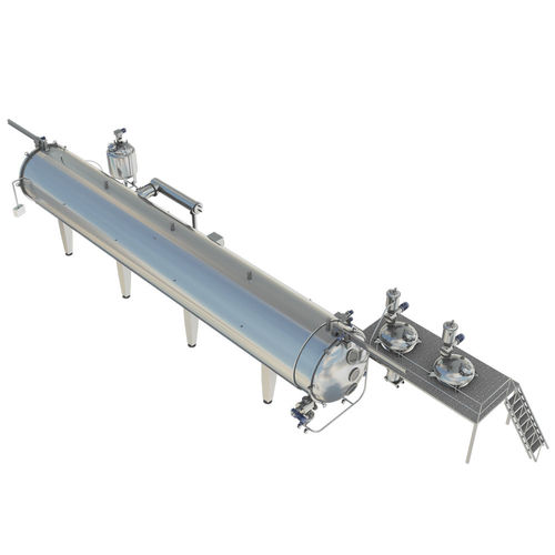 Vacuum dryer continuousfor the food industryfor processing applications