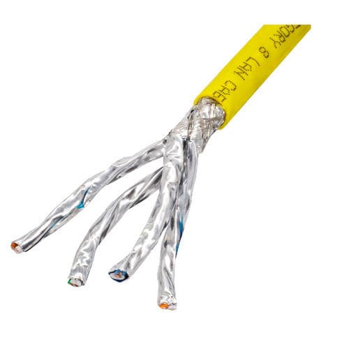 Оптический кабель для передачи данных CAT8 SFTPEthernet, экранированный, медь