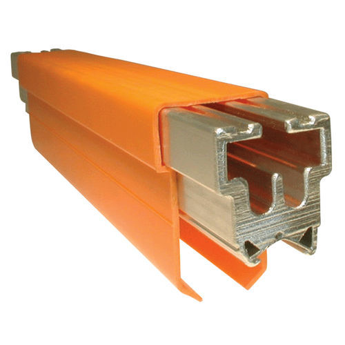 Контактный рельс из нержавеющей стали ELECTROBAR® HX из алюминиевого сплава с изоляцией, закрытый